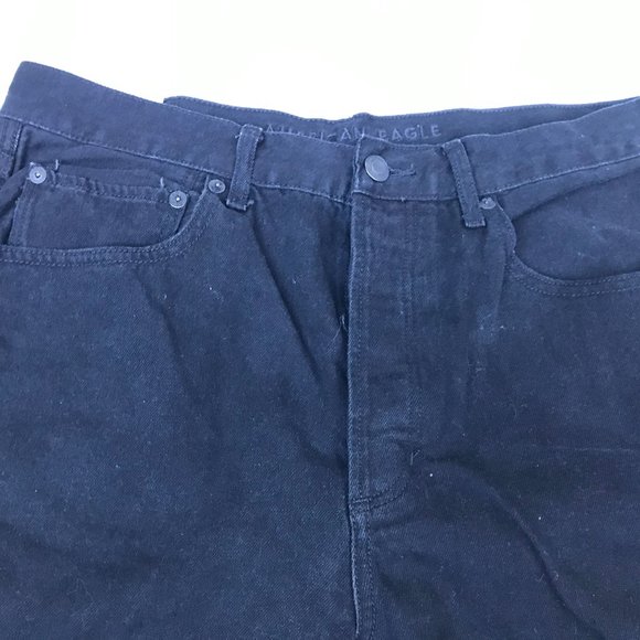 American Eagle Highrise Girlfriend Jeans Straight Leg size 12 NWOT - Picture 4 of 7